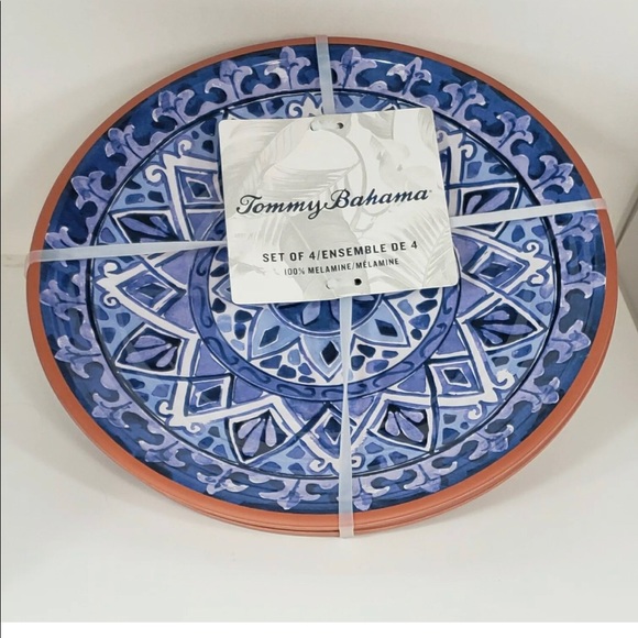 Tommy Bahama Dining Tommy Bahama Melamine Spanish Tile Dinner